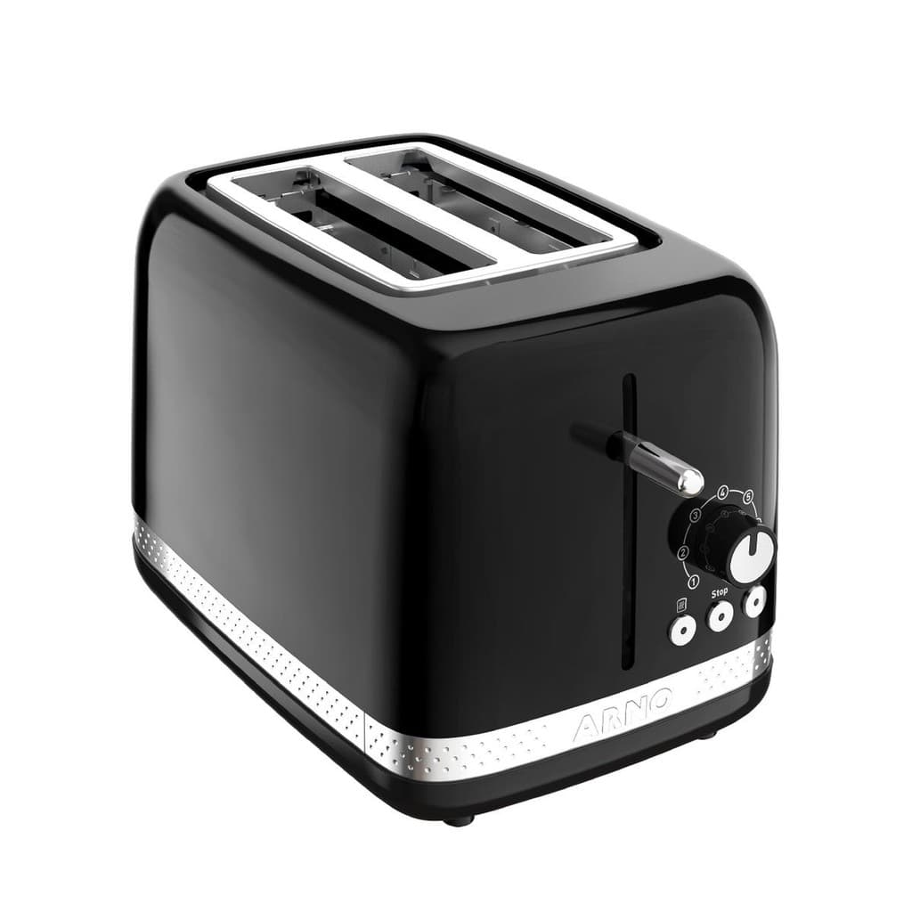 Torradeira Arno Soleil com 7 níveis de tostagem Preta SPTO 220v