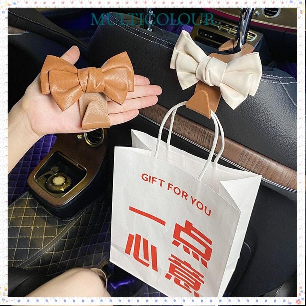 MULTICOLOUR Gancho Para Carro Bolsa , Com Nó De Laço Economia De Espaço Portátil De Fácil Instalação Acessórios