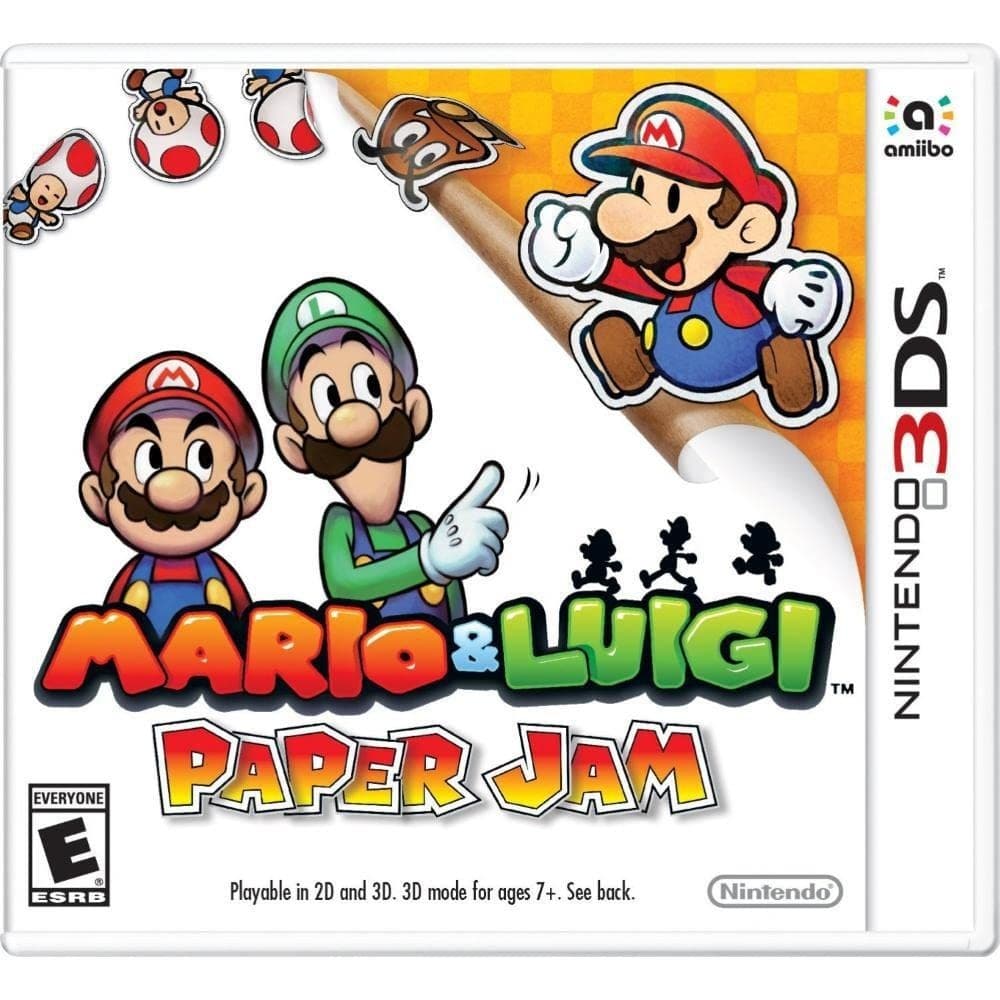 Jogo Mario & Luigi Paper Jam Nintendo 3ds Físico Original