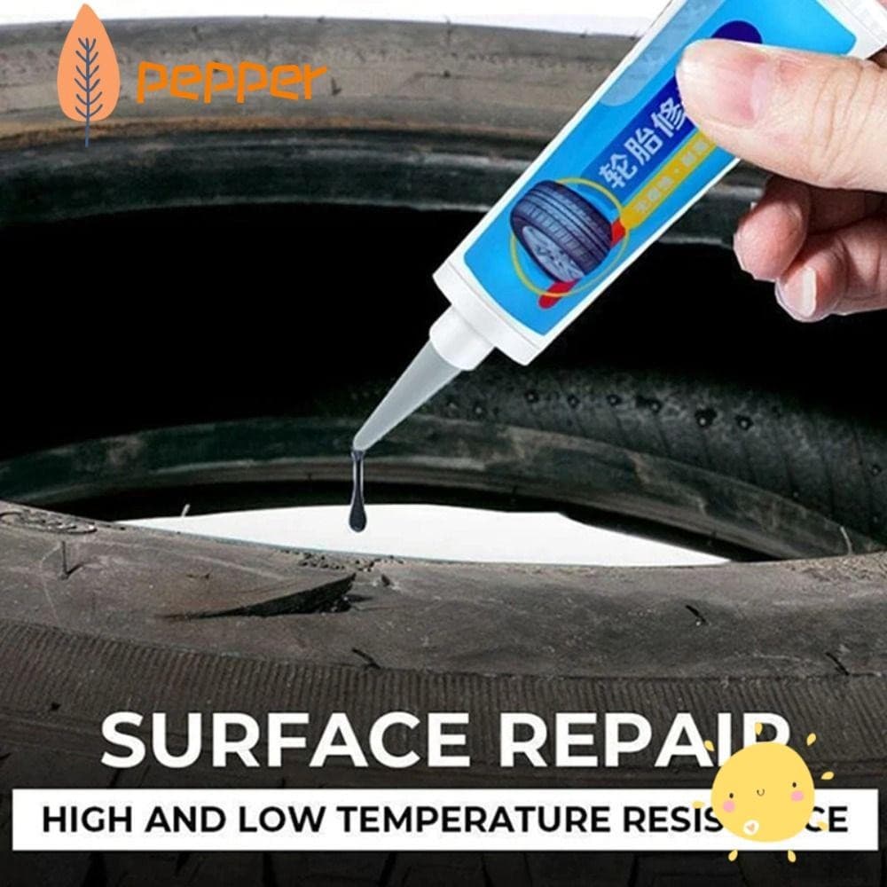 Cola Para Reparo De Pneus PEPPER , Líquido Selante Não Corrosivo Resistente Ao Desgaste , Adesiva De Borracha Forte Pret