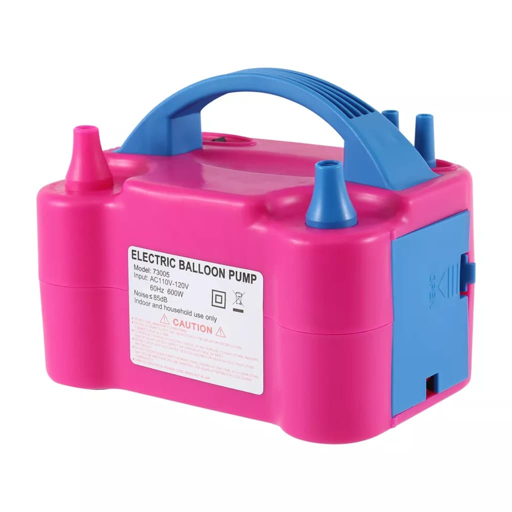 Bomba Inflador Elétrico 2 Bicos Balão Bexiga Festa Decoração Rápido Silencioso Bivolt Pronta Entrega