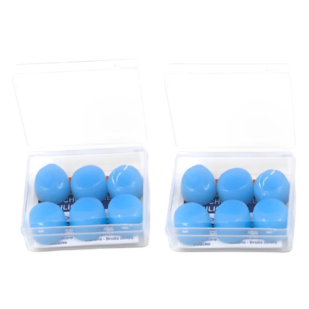 6 Pares de Tampoes de Ouvido Protetores Auriculares 100% Silicone para Conforto e Protecao Auditiva