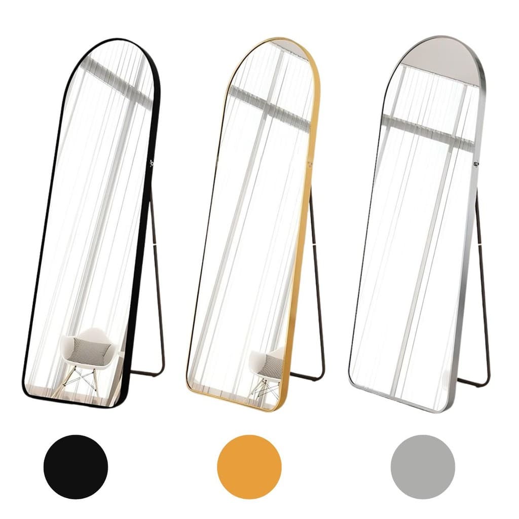 Espelho Grande 150x40cm Corpo Inteiro Vitral Moldura Orgânica para Decoração de Quarto e Sala