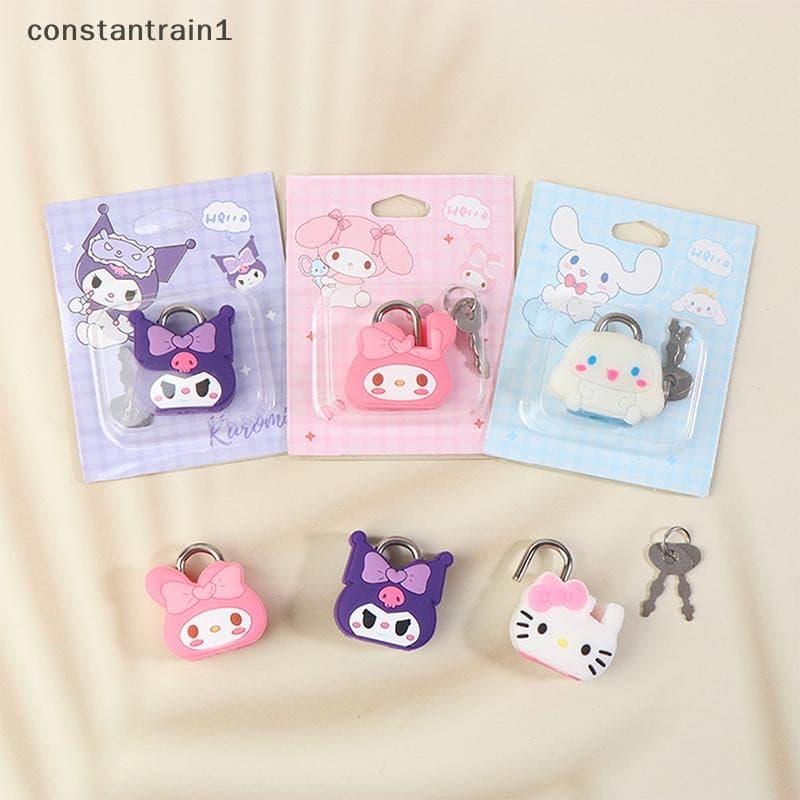 [CST] Cadeado Pequeno Com Chave Anime Estudante Papelaria Fechadura De Gaveta [BR]