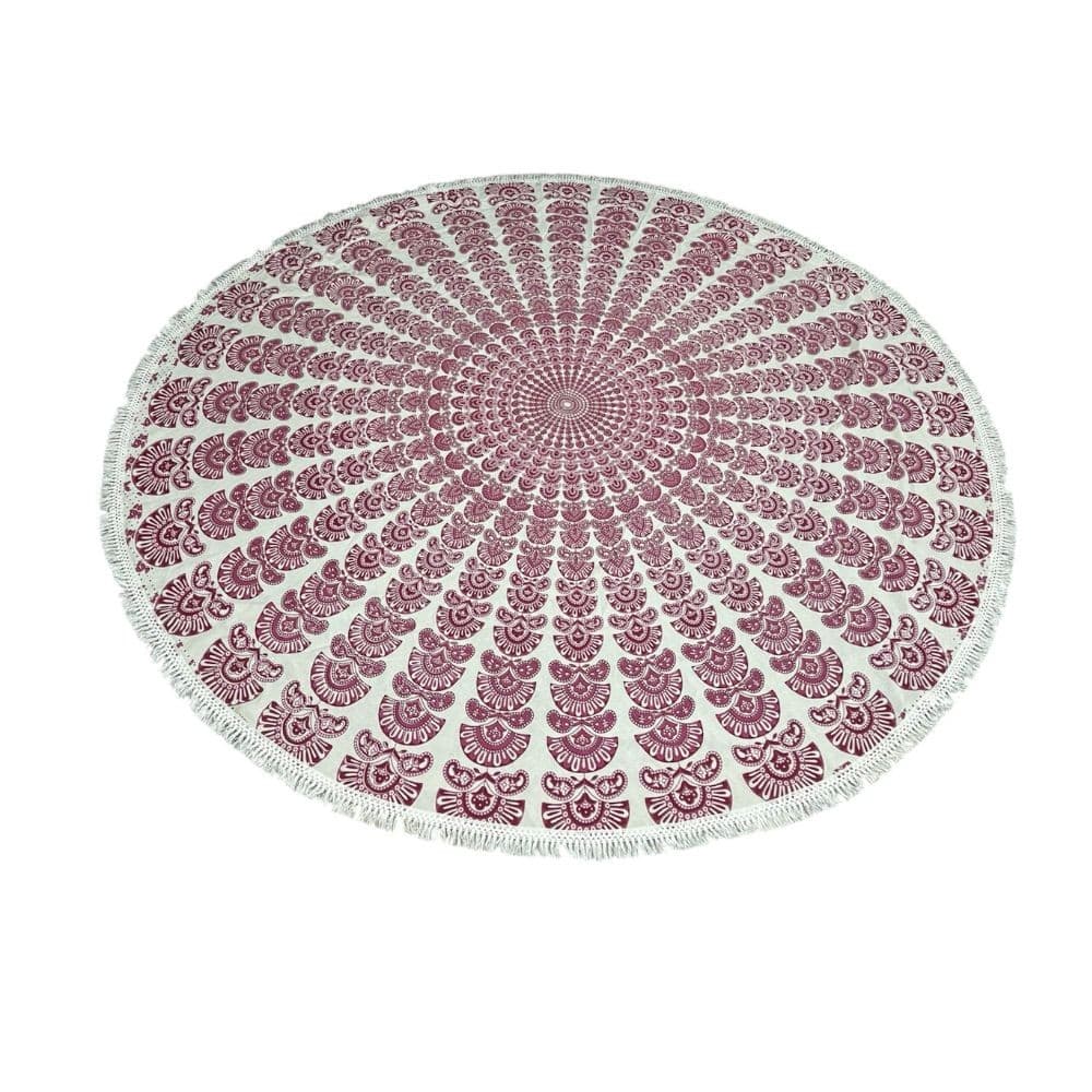 Canga Redonda de Algodão Mandala