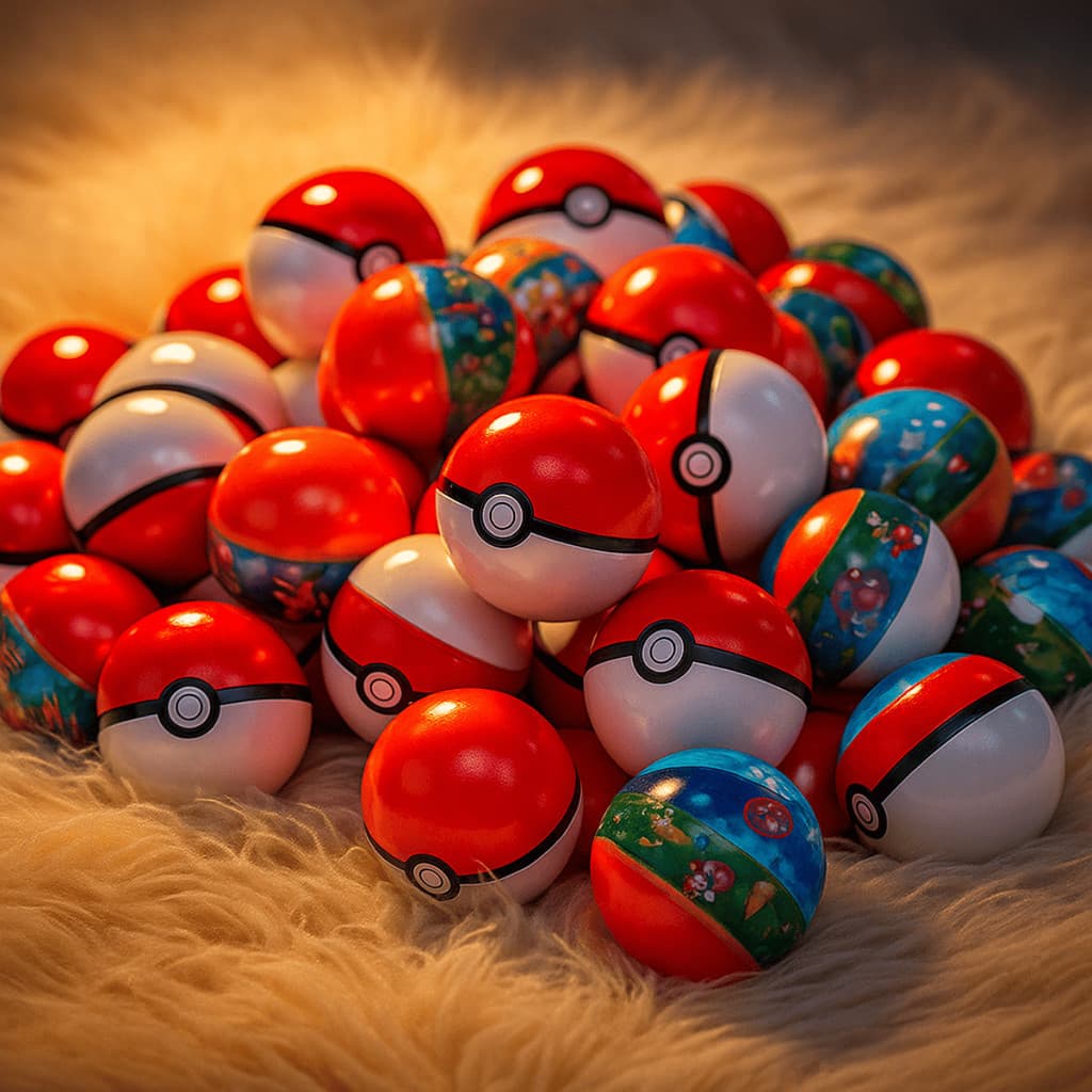 Kit 10 Capsulas Pokebolas Lacradas Com Mini Pokémons Sortidos Encapsulado Surpresa Miniatura Pokémon