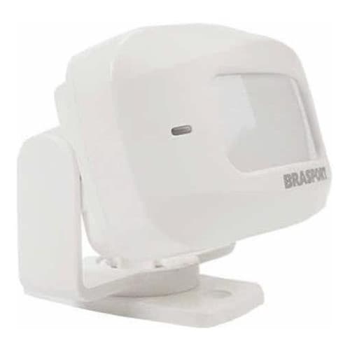 Anunciador de Presença com Sensor 52 Tons Alcance 100 Metros Branco e Preto Brasfort