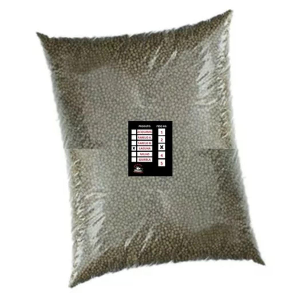 Ração De Alevinos Pesca 4kg Criação Peixes Tilápia Carpas Laguna 36% Massa