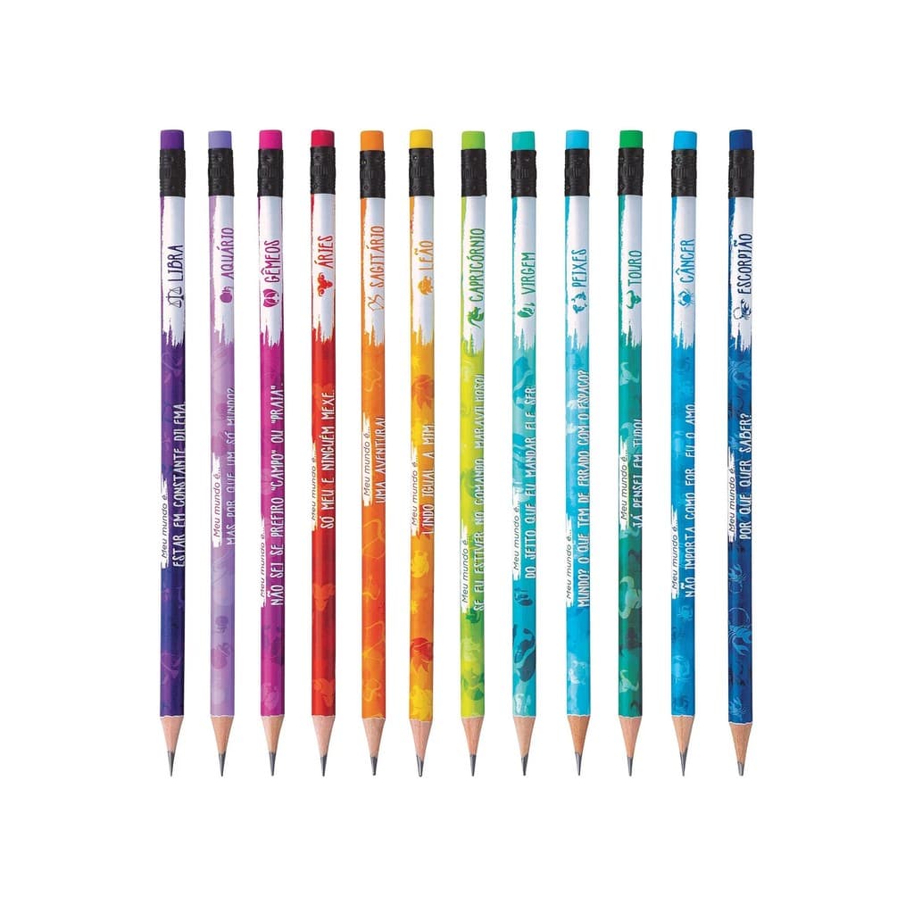 Lápis Preto HB Collection Signos TRIS