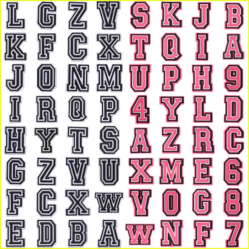 Decoração De Sapato Para Alfinetes De Tamanco , Números De Letras , Botão DIY