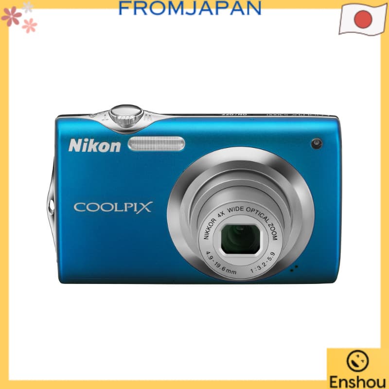 [USED]Do Japão [Usado] Câmera digital Nikon COOLPIX S3000 Aqua Blue S3000BL