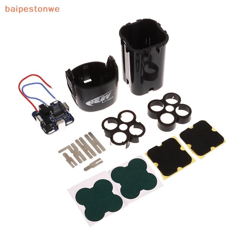 [baipestonwe] 4S BMS 18650 Caixa De Armazenamento 16.8 V PCBA Para Ferramenta Elétrica Com Suporte Etiqueta De Capacidad