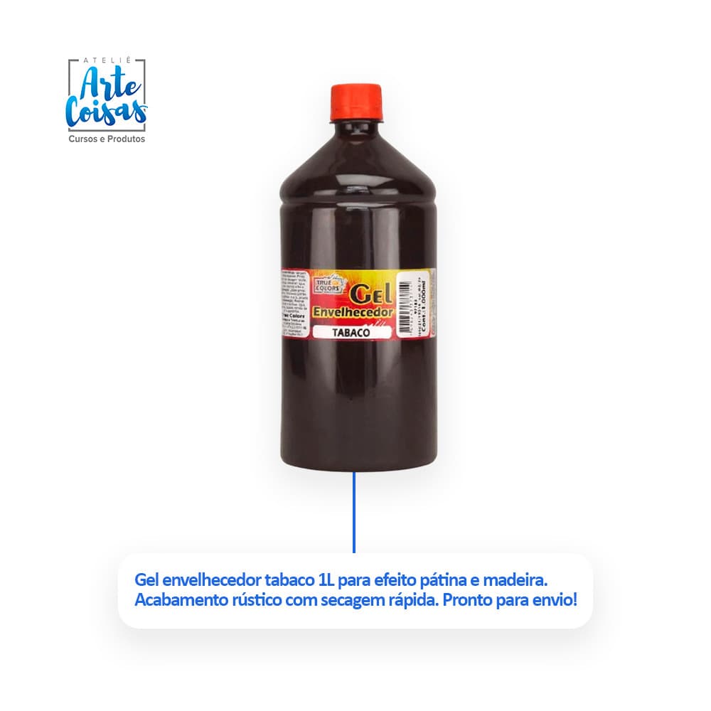 Gel Envelhecedor Tabaco True Colors 1 Litro 7183 