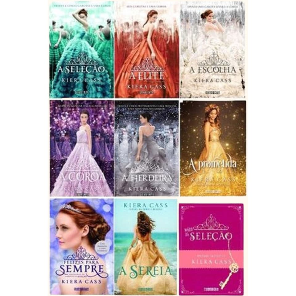 Livros Kiera Cass - Série A Seleção  - USADOS.