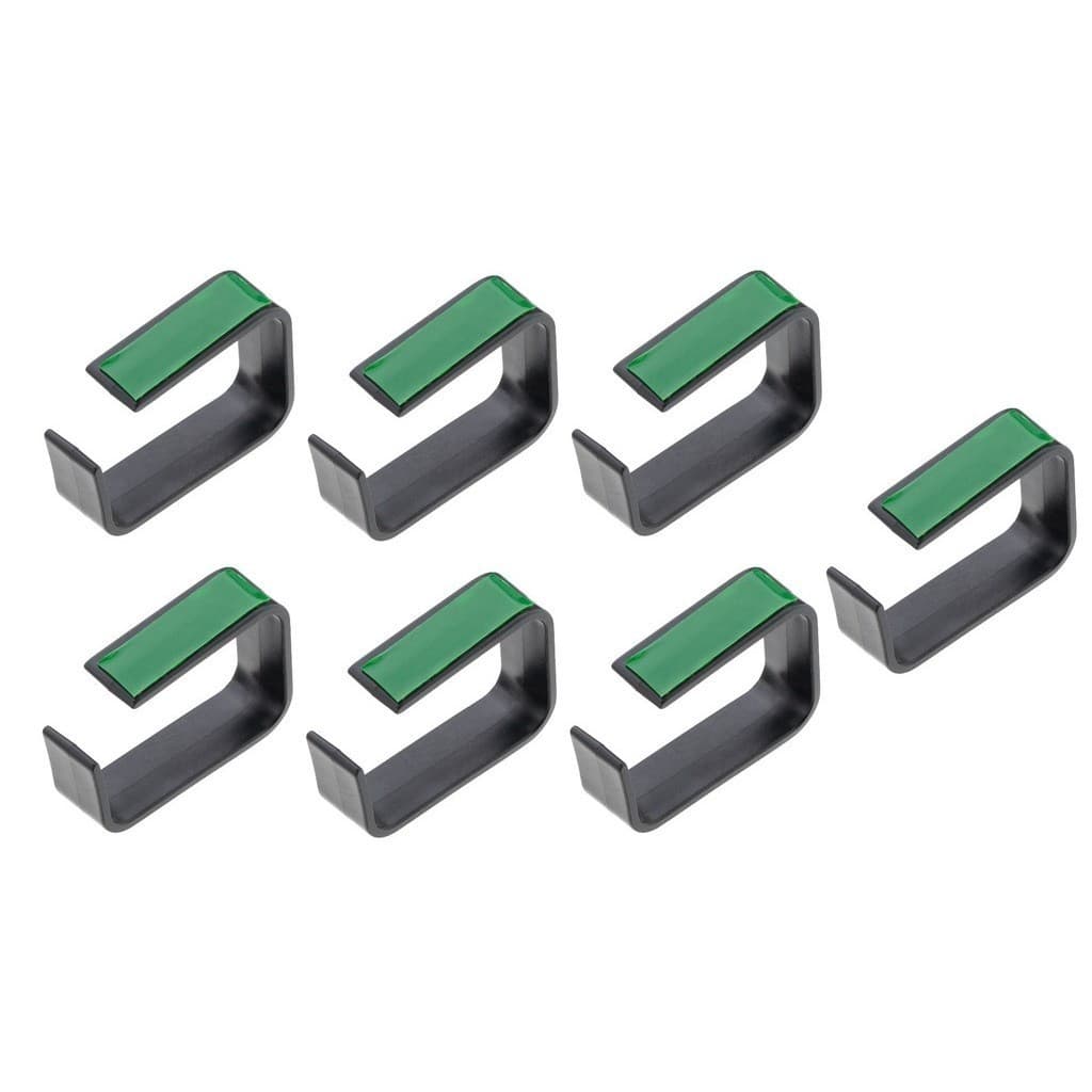 7 Organizador Fios Cabos Oculto Baixo Mesa Fácil Instalação