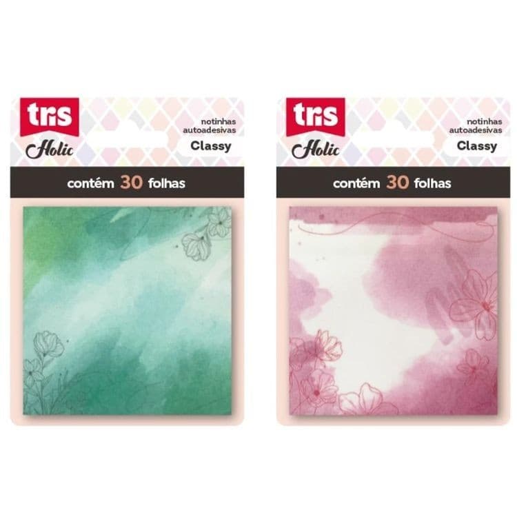 Notas Autoadesivas Classy Holic Fancy 73X73mm 30 Folhas 907547 TRIS