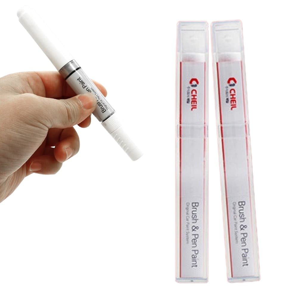 Hyundai Genesis G70 UYH Uyuni Caneta Pincel Branca Para Veículo Pintura Arranhões Café Carro