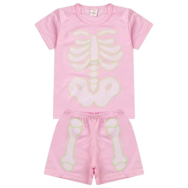 Pijama Infantil Esqueleto Menina