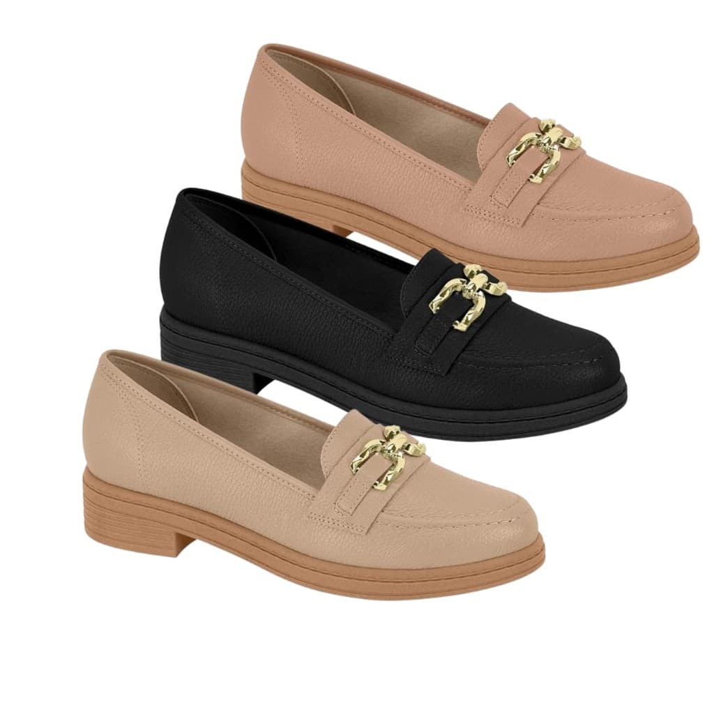 Sapato Beira Rio Feminina Mocassim Lofer Social 4312101