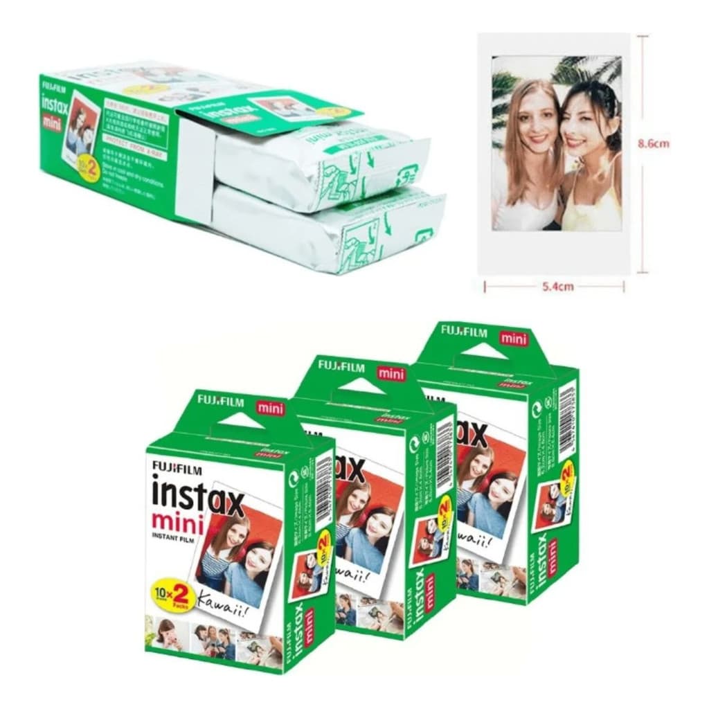 Kit Filme Instax Mini Colors 60 Fotos Fujifilm