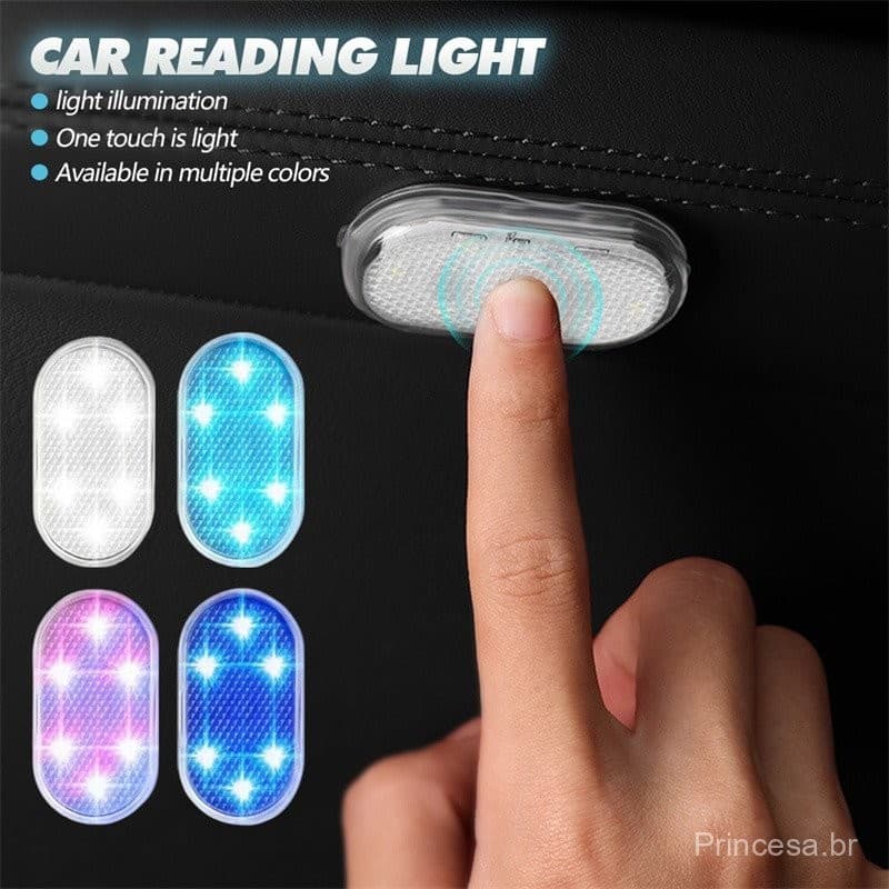 Luz De Teto Para Carro Leitura No Do Iluminação Noturna LED Carregamento USB 5V