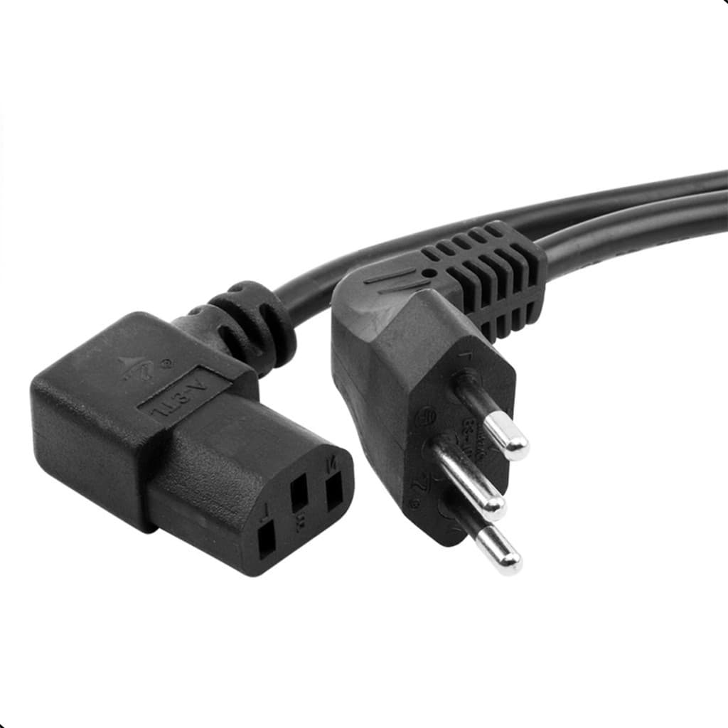 Cabo De Força Curvado 90 Graus Tripolar 1,50m Tipo L Energia