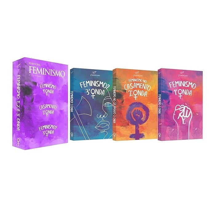 Box de Livros Essencial Feminismo 1,2 e 3 Onda