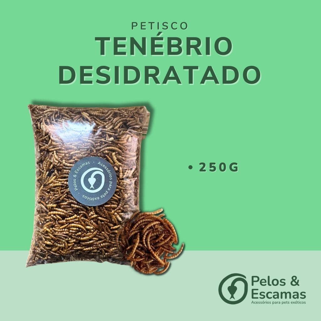 Tenébrio Desidratado ( para roedores e aves ) 250g