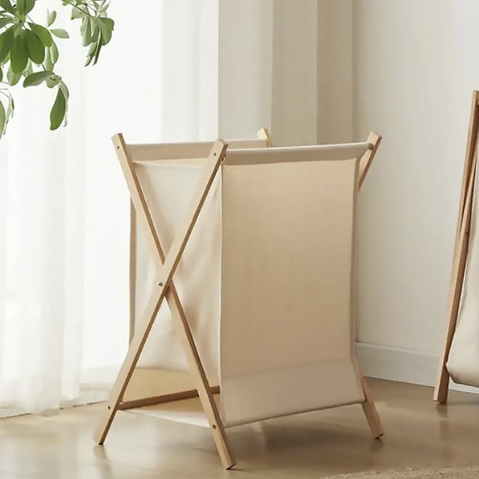 Cesto De Tecidos Dobrável Retangular Para Roupas Brinquedos Multiuso Closet Sala Banheiro