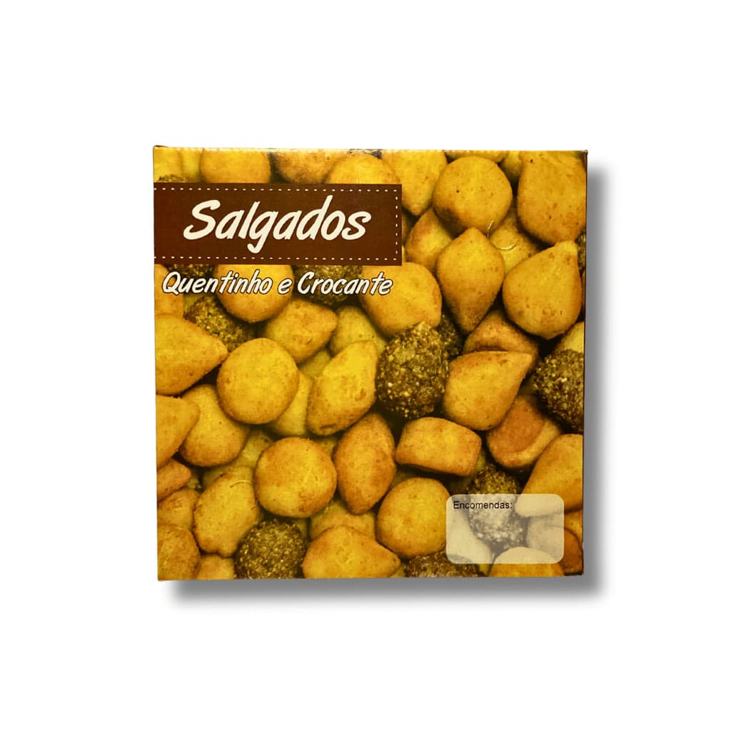 Caixa de Salgado GG 35x35x7 - Fundo Branco Resistente - 25un