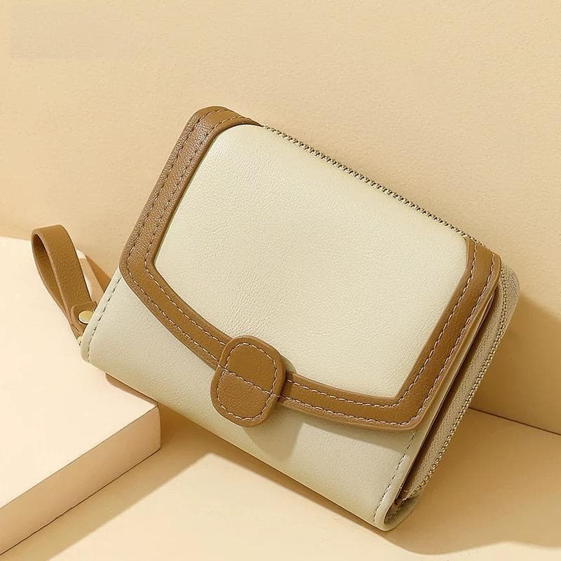 Carteira Feminina Multi-Cartão Porta Cartão Foto com 3 Dobras Executivo Casual Unissex D481 AMY