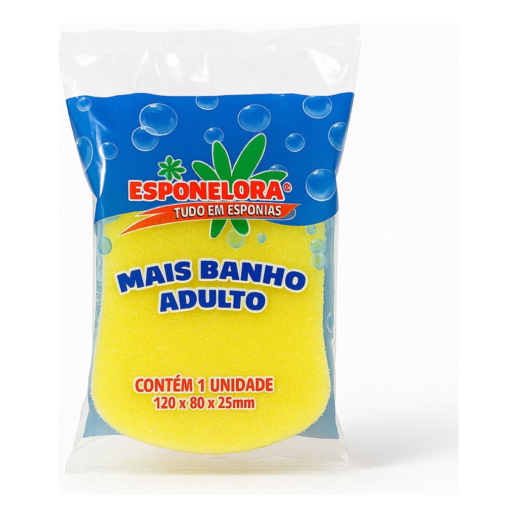 Kit 12 Esponjas Para Banho Adulto Leve Macia E Resistente