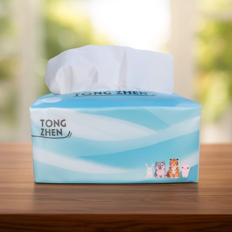 Lenços De Papel Macio Descartável-Tong Papel  interfolha 5 dobras branco 400 folhas