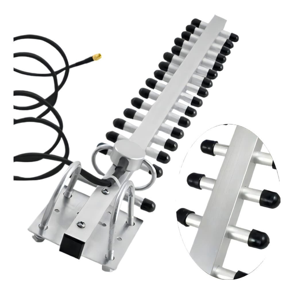 Antena Wireless Direcional 25dbi 4g  Fêmea 2.4 Ghz