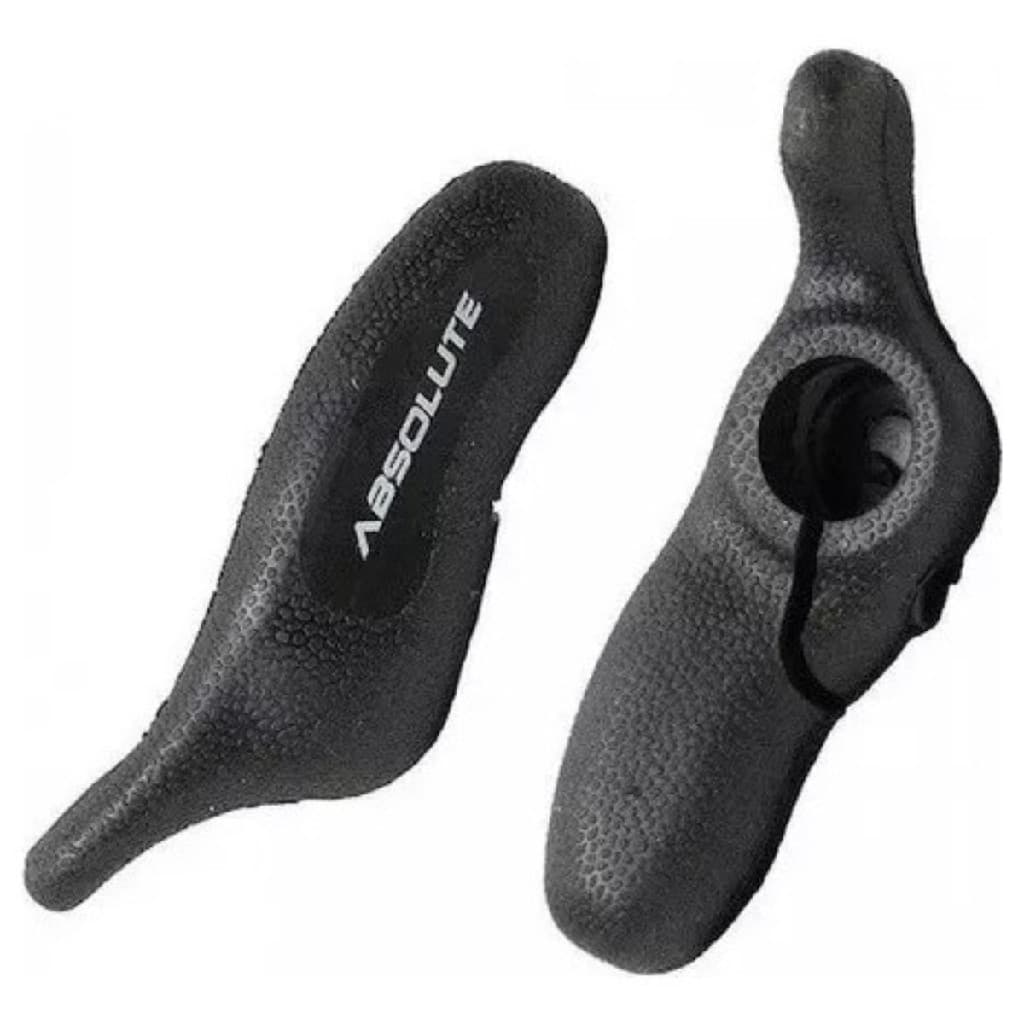 BAR END CHIFRE ABSOLUTE ERGONOMIC 126MM PRETO BIKE MTB