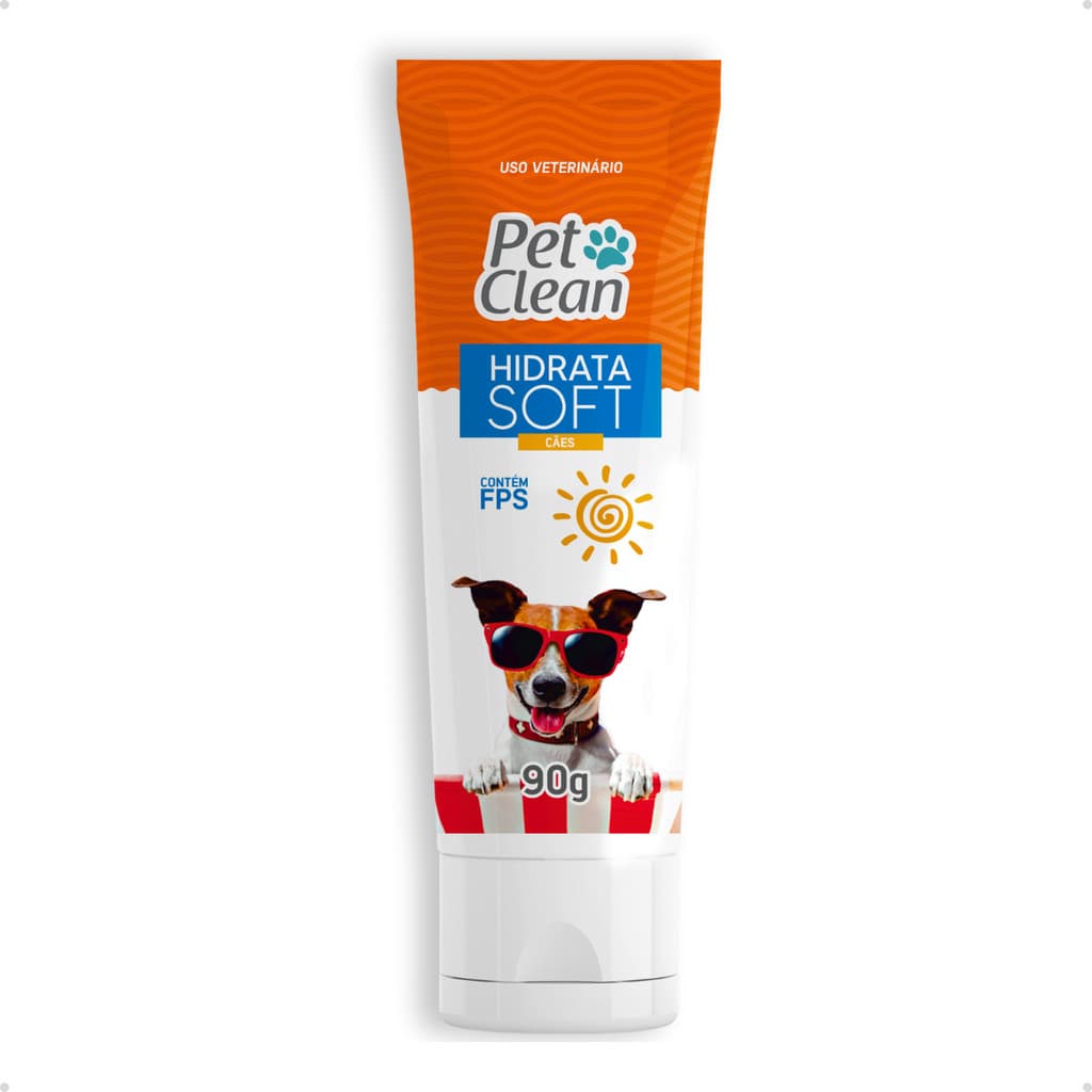 Protetor Solar Creme Termo Hidratante para Cachorro FPS 30 Pet Clean 90g