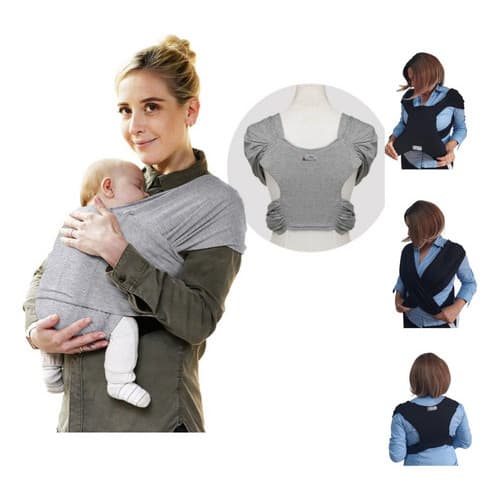 Sling De Vestir Carregador Canguru Algodão Sem Amarração
