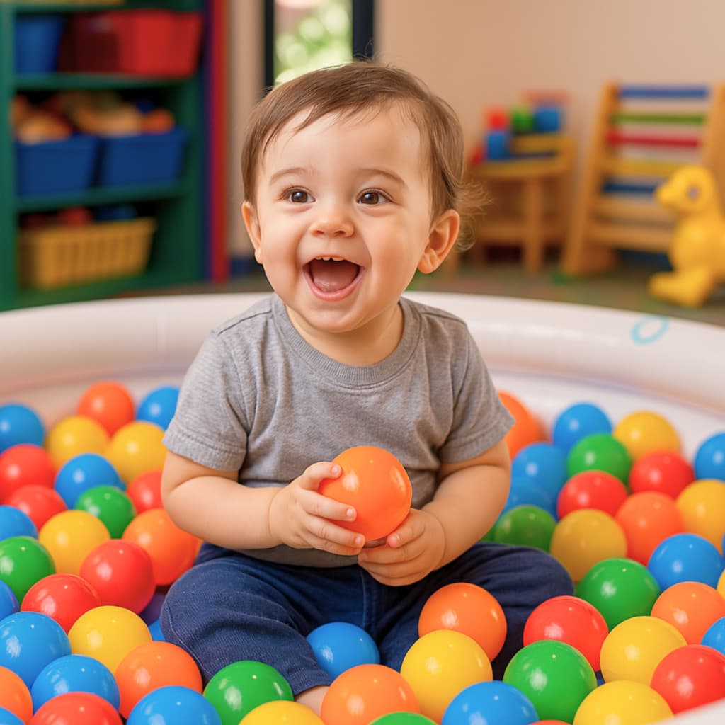 Kit 100 Bolinhas Coloridas Para Piscina Criança Não Amassa Plástico Resistente