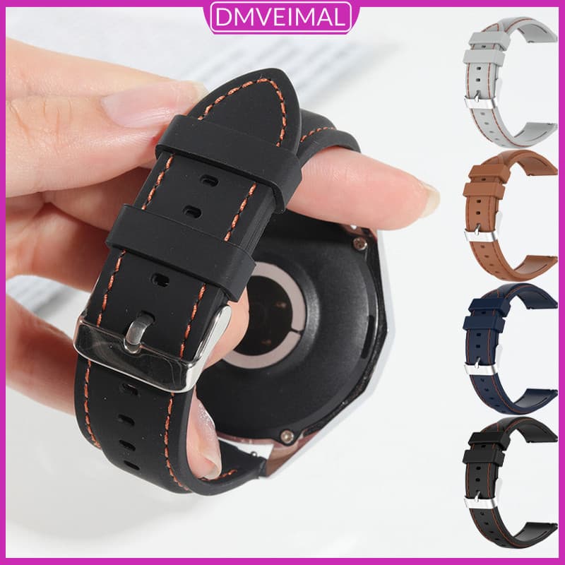 22mm Pulseira Silicone Para Relógio Smartwatch Samsung Galaxy Watch 3/Garmin/Amazfit/Huawei GT 6 5 4