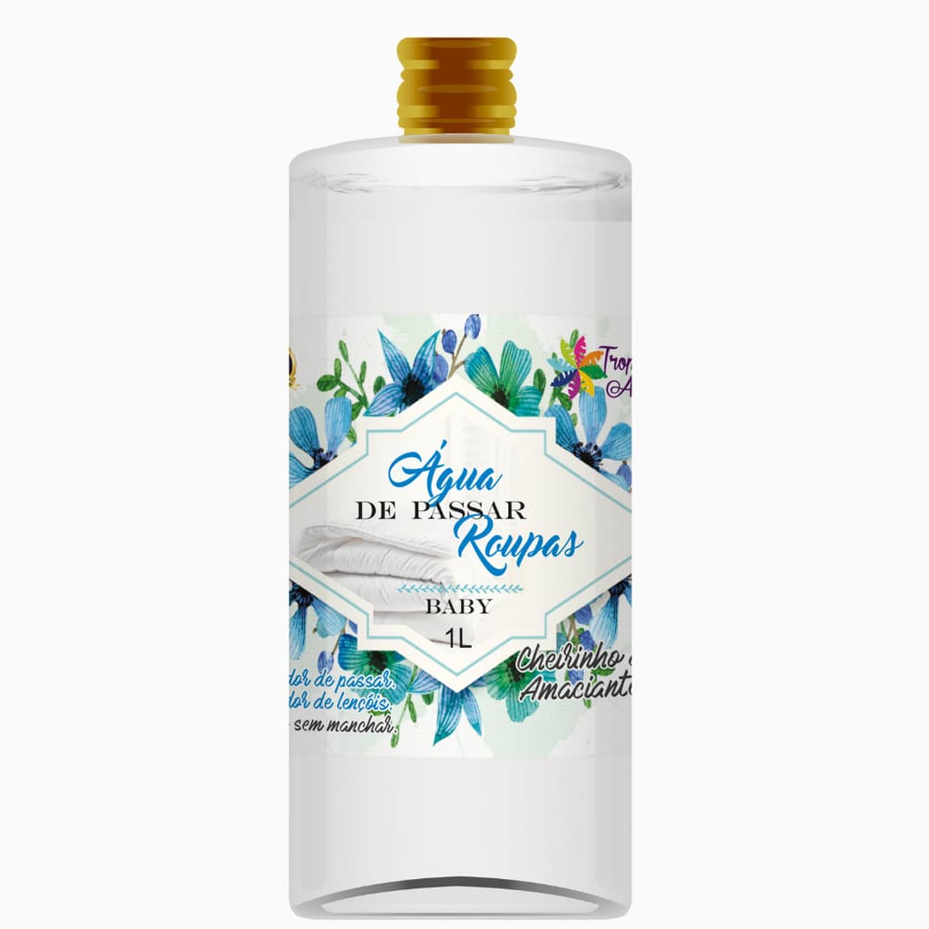 Refil Água de Passar Perfumada Baby 1L Tropical Aromas