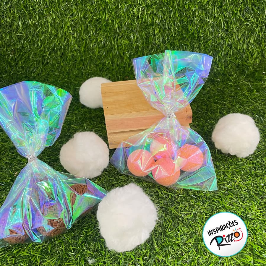 Saco Celofane Nacarado - 15x23cm - 50 unidades - Rizzo