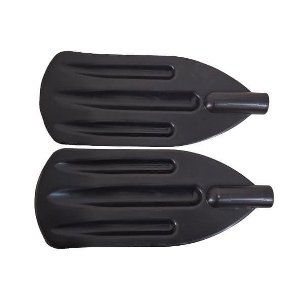 Pá Para Remo - Barco Caiaque Canoa - Kit com 2 Peças Preto