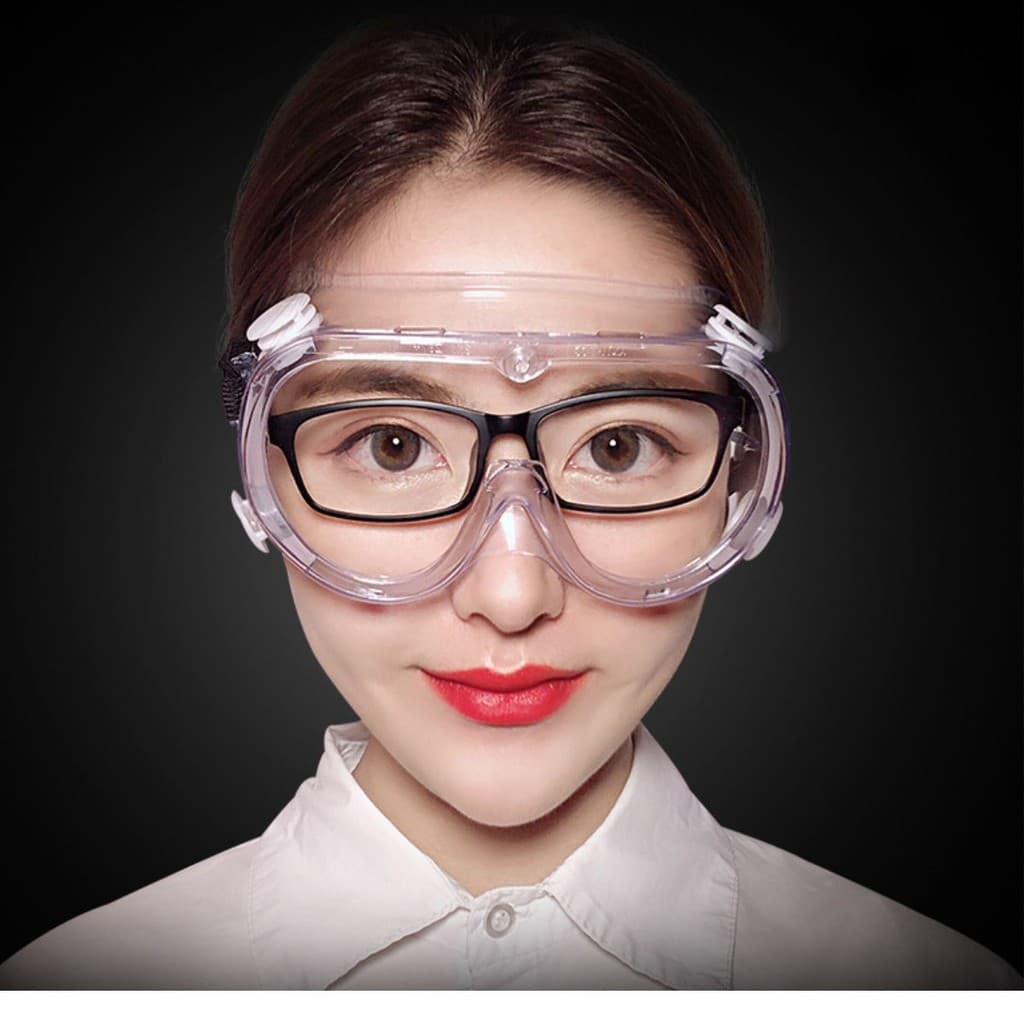 Óculos de Segurança Proteção Químicos Sobrepor Anti Risco Facial EPI