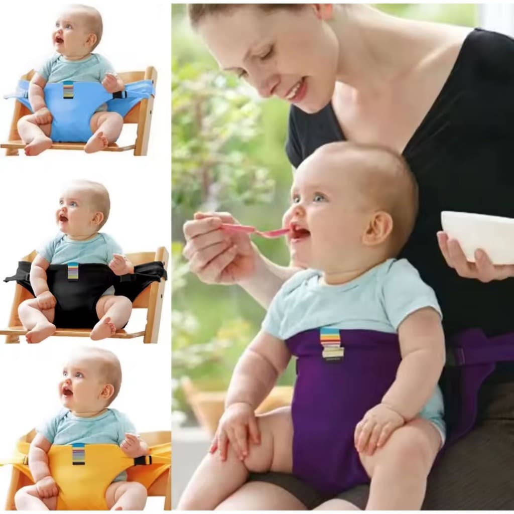 Cinto De Alimentação Infantil Assento De Segurança Portátil Para Bebê Cadeira Refeição Viagem Prática