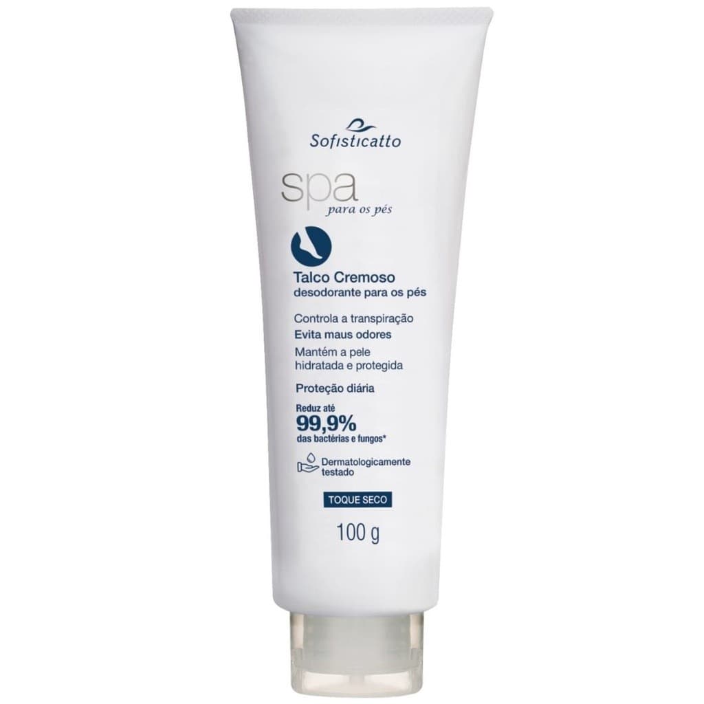 Creme Desodorante de Pé Elimina Chule Fungos Mau Odores