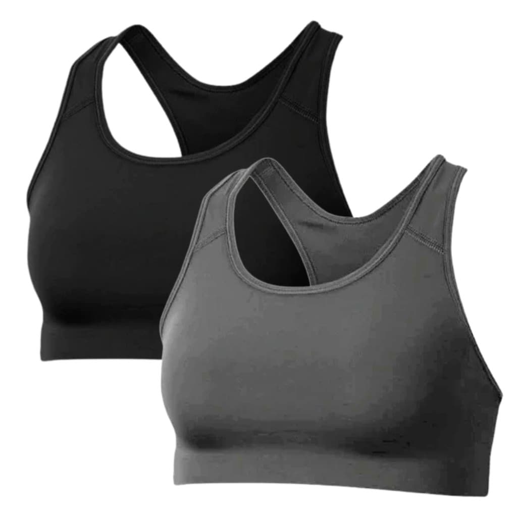 Kit 2 Top Feminino Sustentação  Nadador Academia Fitness Suplex Liso S/Bojo Preço de Fabrica