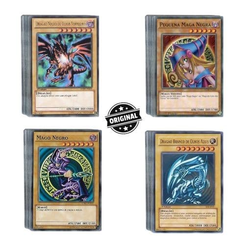 Yu-Gi-Oh Lote Cartas Yugioh Originais Raras e ou Brilhantes Inclusas