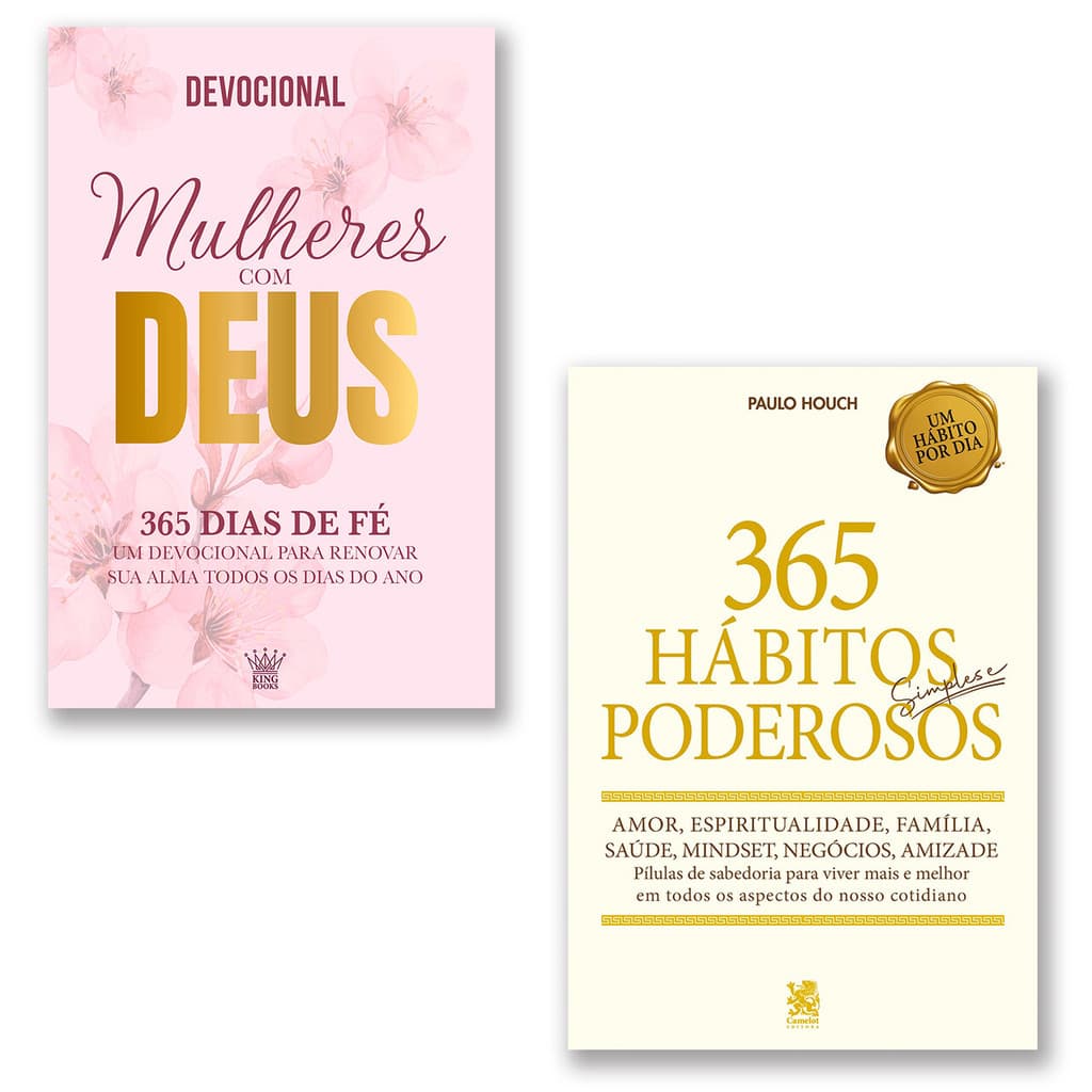 Combo 365 Dias - Kit com 2 Livros Devocionais