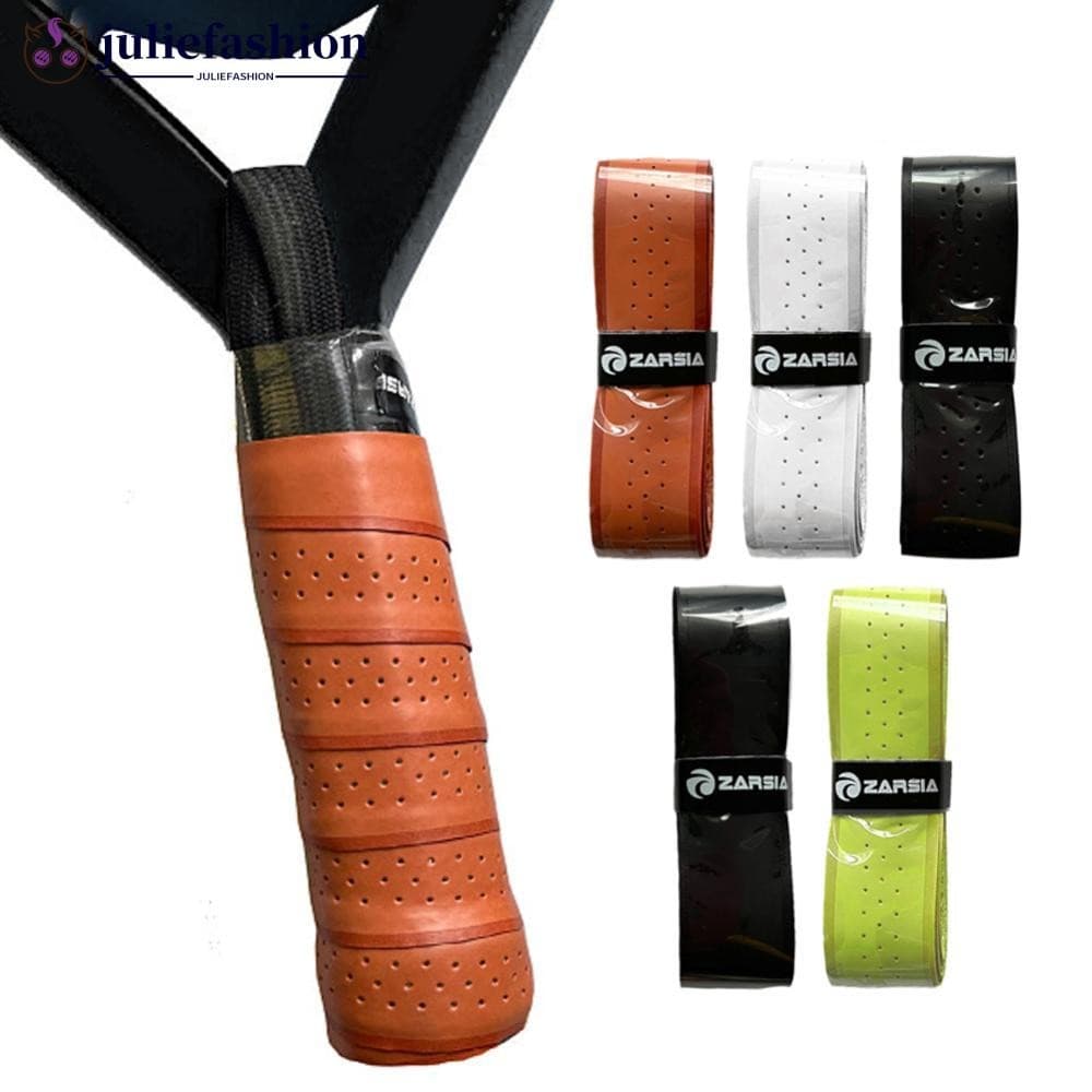 JULIEFASHION Anti Slip Raquete De Tênis Sweatband Grips Padel Absorção De Choque Fita De Aperto Acessórios De Treinament