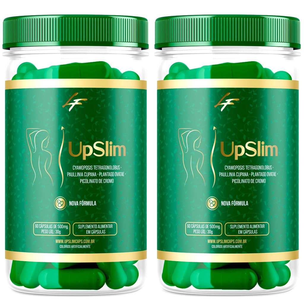 2 Potes Kit Termogênicos UP-SL 120 Cápsulas